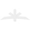 Ekena Millwork Alberta Architectural Grade PVC Gable Bracket, 72"W x 27"H x 2"D x 6"F, 9/12 Pitch GBP072X27X0206ALB00 - alternate 4